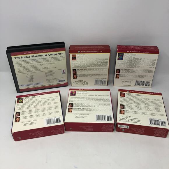 Charlaine Harris Sookie Stackhouse 8-11 and 13 and Companion 6 Audiobooks - Picture 2 of 6